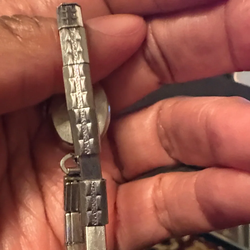 Vintage Timex Silver and Black Women's. Set of 2, Vintage for Timex Lovers